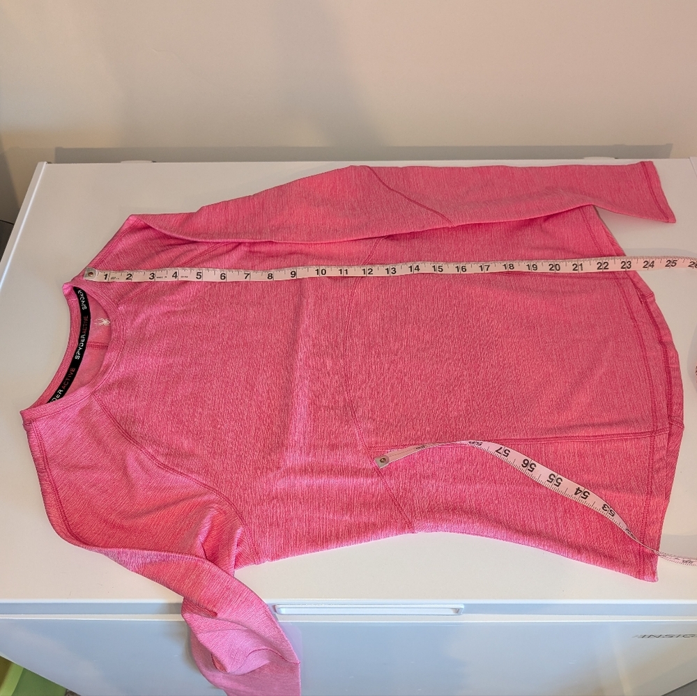 NWOT Lined Pink Spyder Long Sleeve - Picture 7 of 8